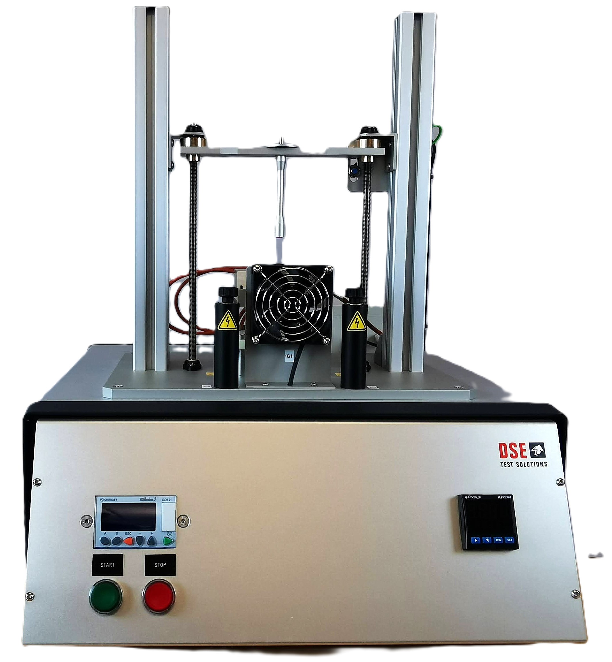 Thermal cut through tester