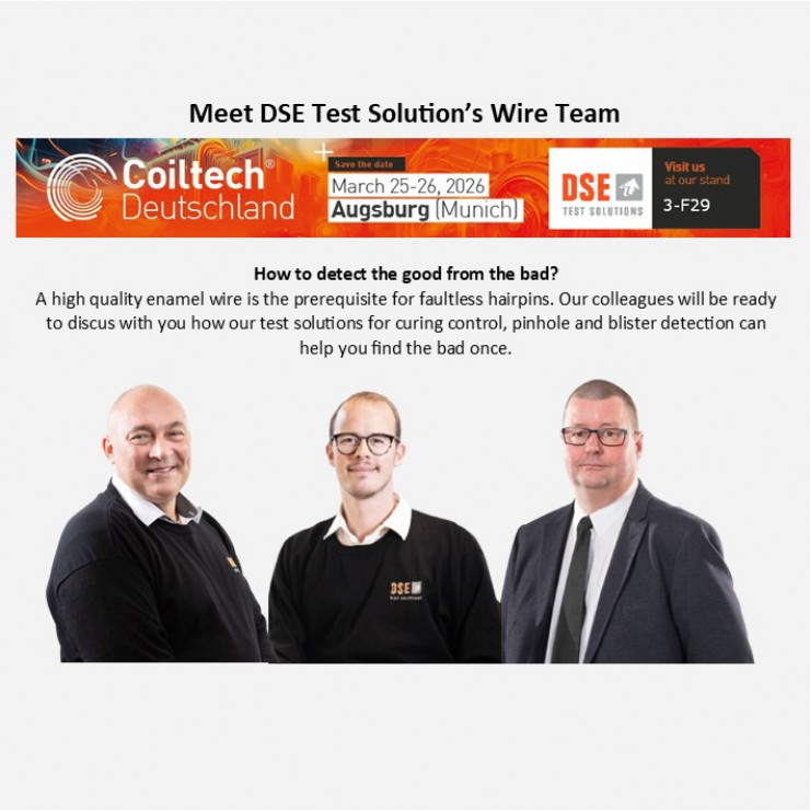 DSE' wire team at the exhibition Coiltech Augsburg