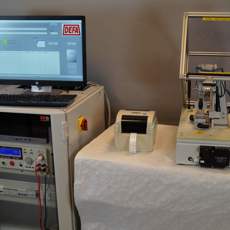 DEFA car engine heater EOL test