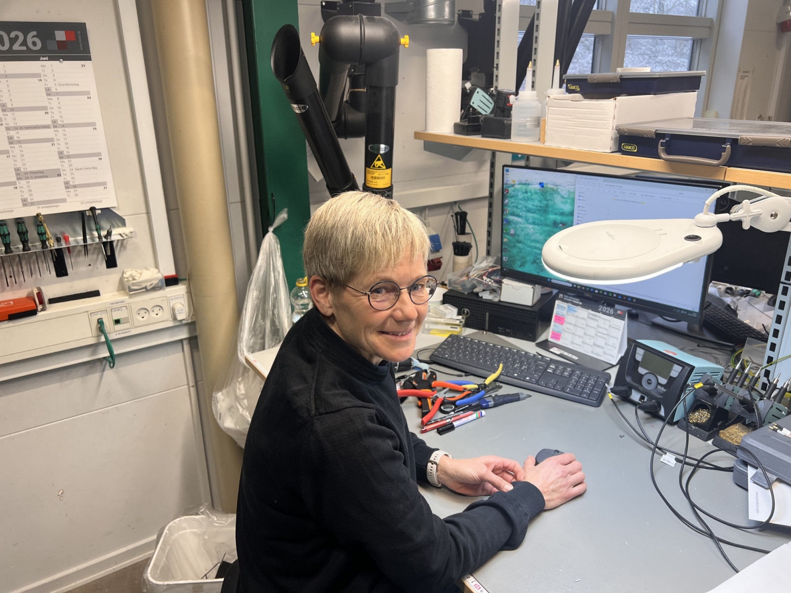 How was it starting in the company? Lene