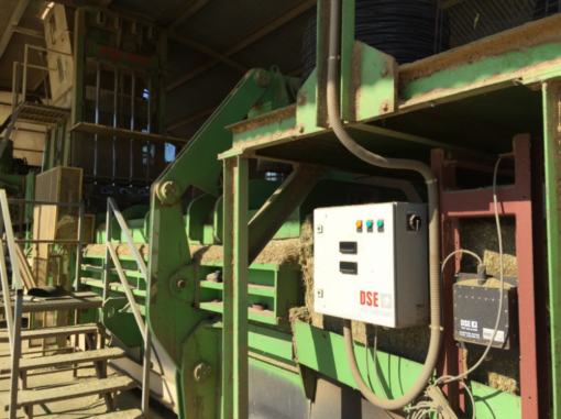 Inline moisture control in Alfalfa bales