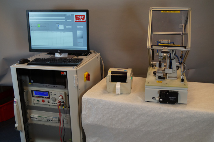 DEFA car engine heater EOL test